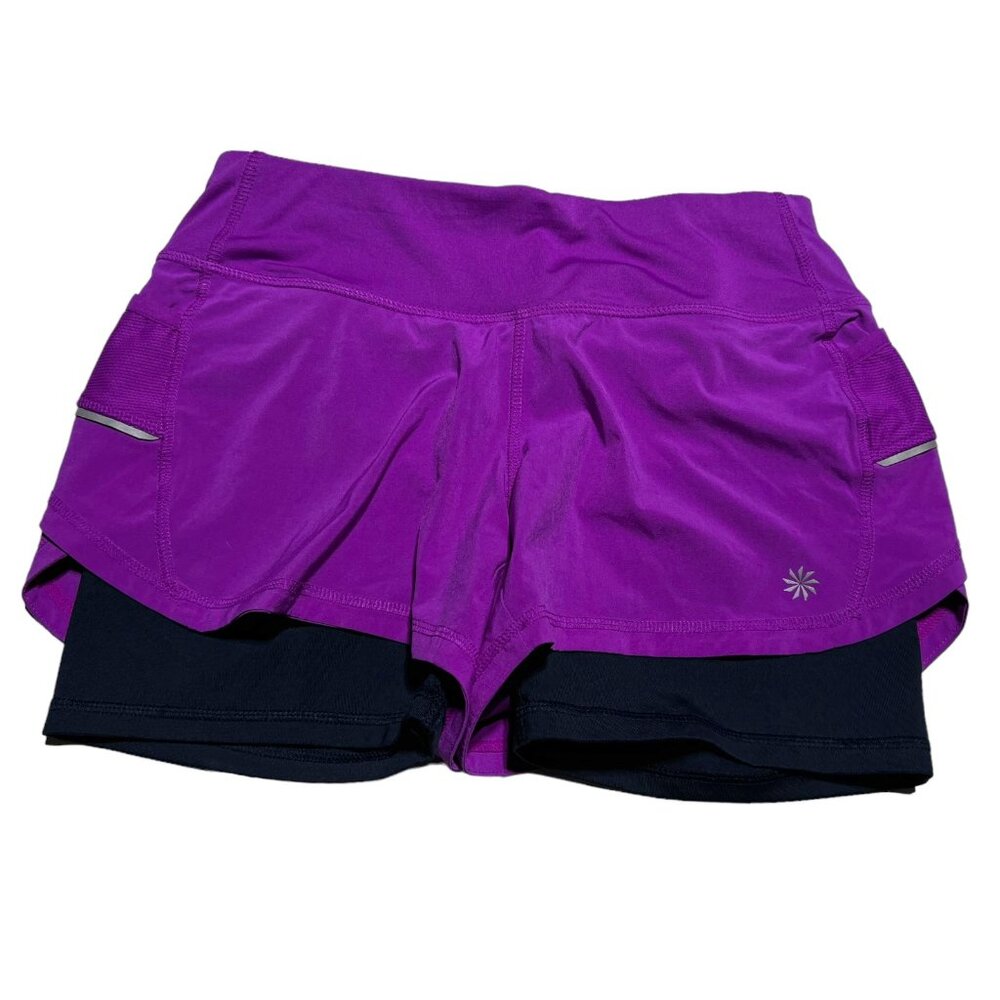 Women's Athleta Shorts Pink/Black Size XS